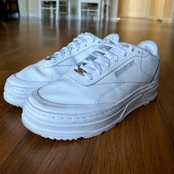 Reebok Shoes - Reebok Club C Double Geo Radicalm Sneakers in White